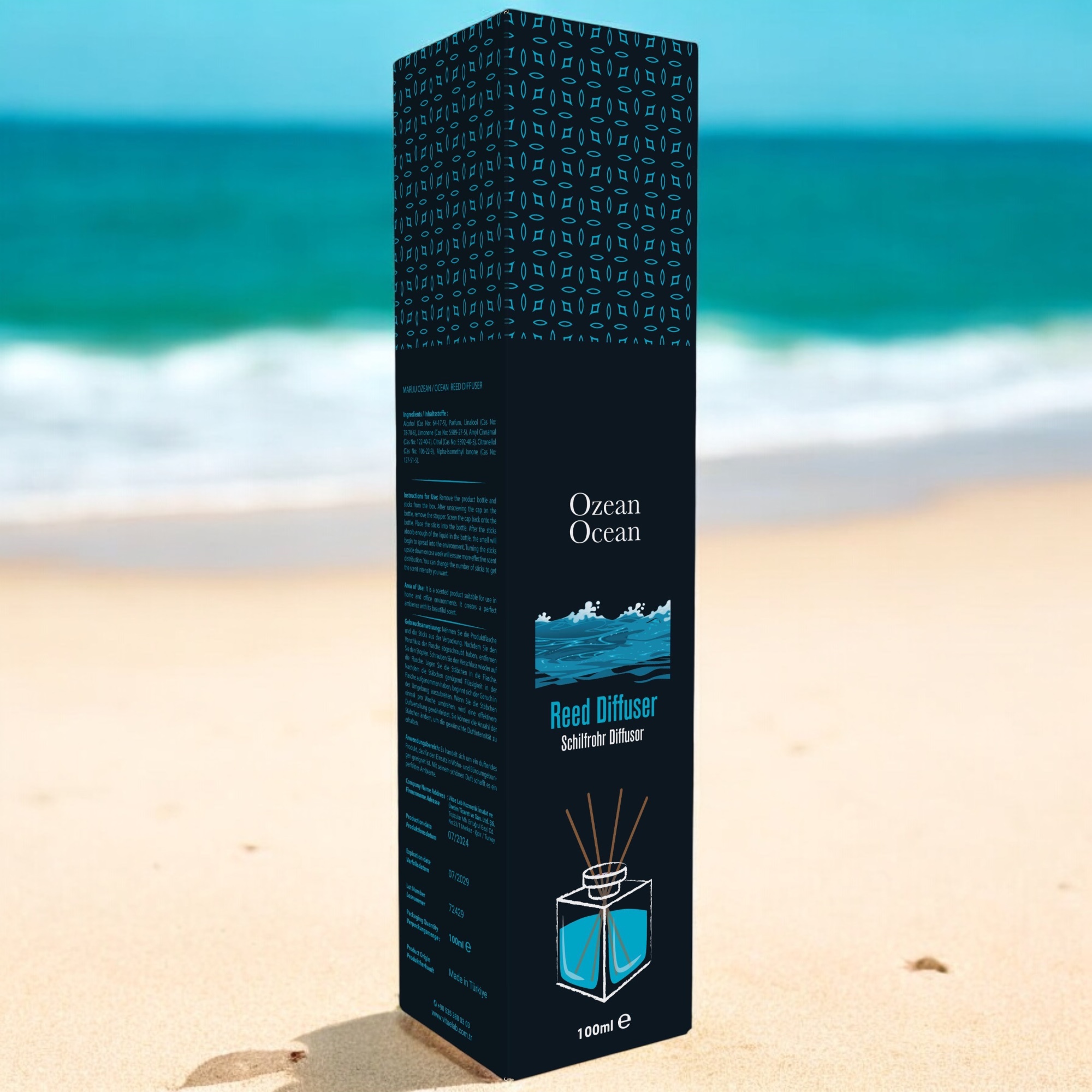 MARİJU OKYANUS ODA KOKUSU REED DİFFUSER 100 ML