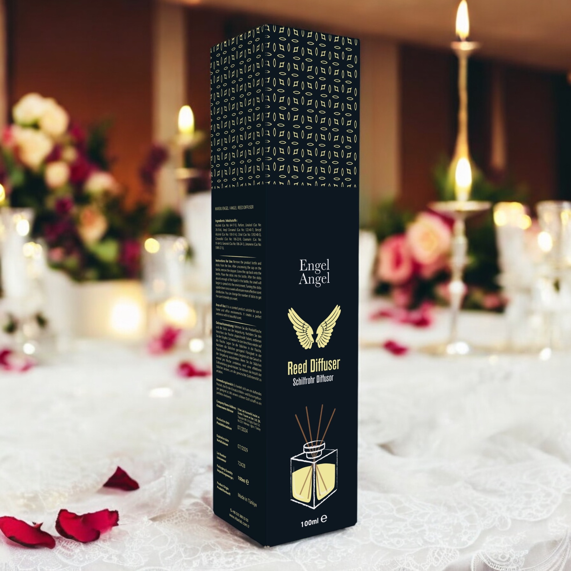 MARİJU MELEK ANGEL ODA KOKUSU REED DİFFUSER 100 ML