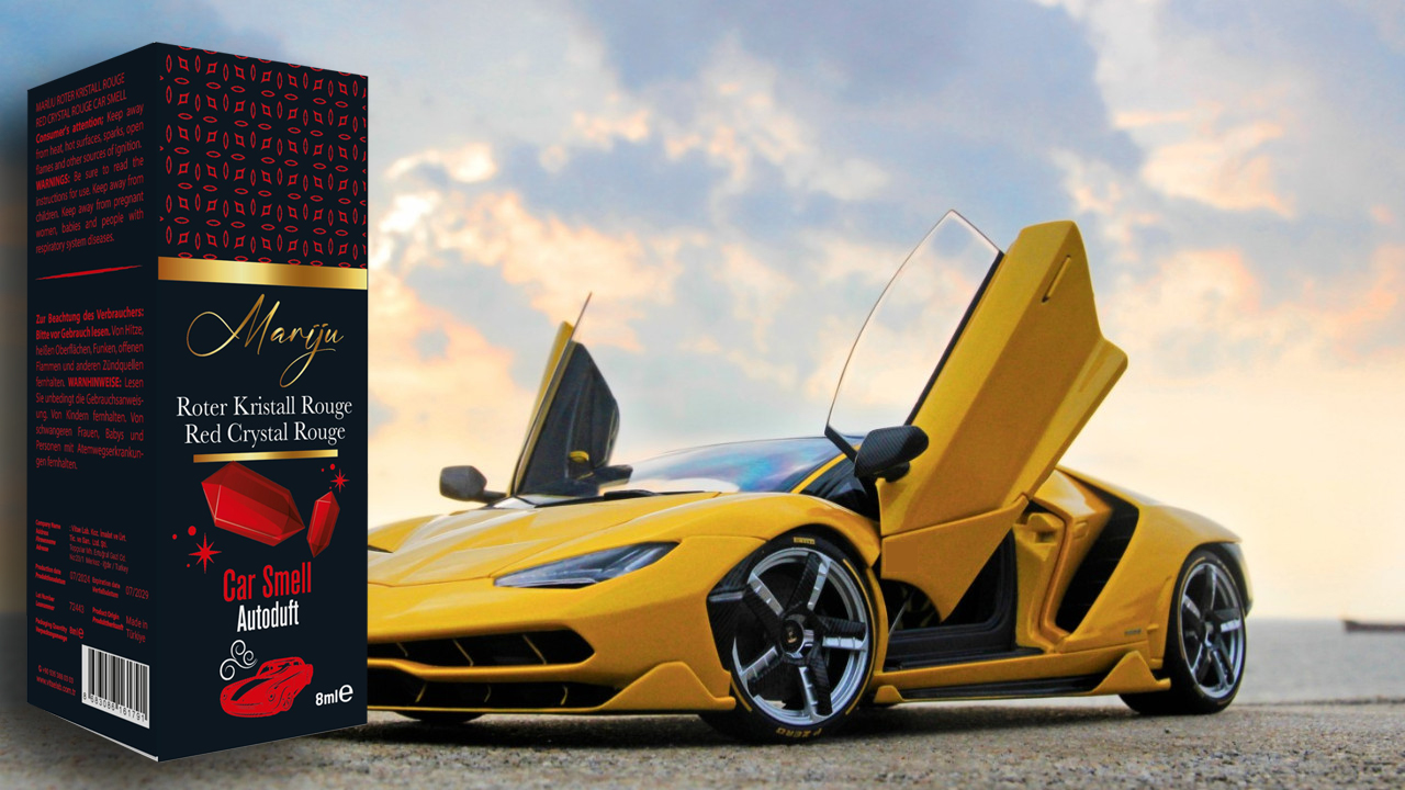 MARİJU RED CRYSTAL PARFÜMLÜ OTO KOKUSU / CAR SMELL