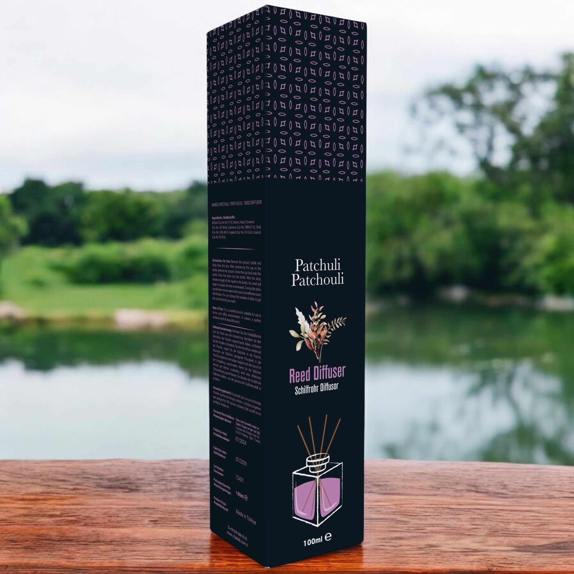 MARİJU PAÇULİ PATCHULİ ODA KOKUSU REEED DİFFUSER 100 ML